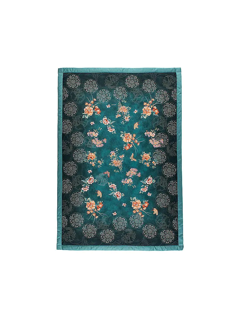 BASSETTI | Tagesdecke - Plaid 135x190cm ESPERIDI Petrol | petrol