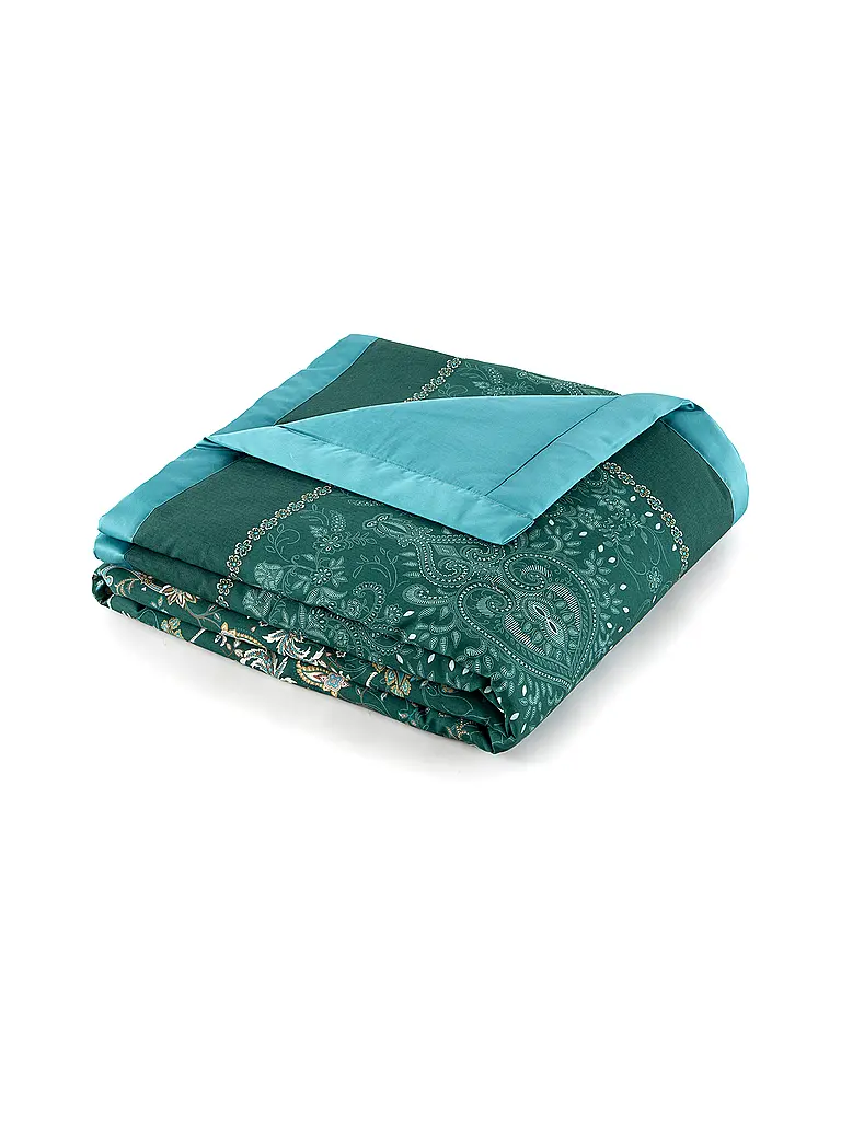 BASSETTI | Tagesdecke - Plaid 135x190cm MONNALISA Gruen | 