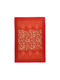 BASSETTI | Tagesdecke - Plaid 135x190cm MONNALISA Grau | dunkelrot