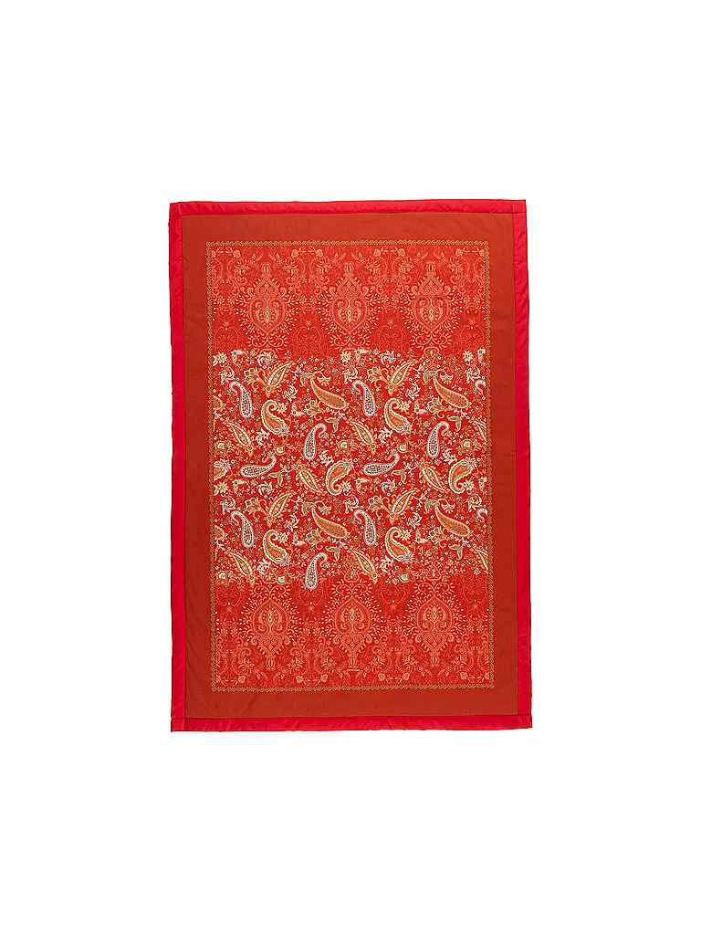 BASSETTI | Tagesdecke - Plaid 135x190cm MONNALISA Rot | dunkelrot