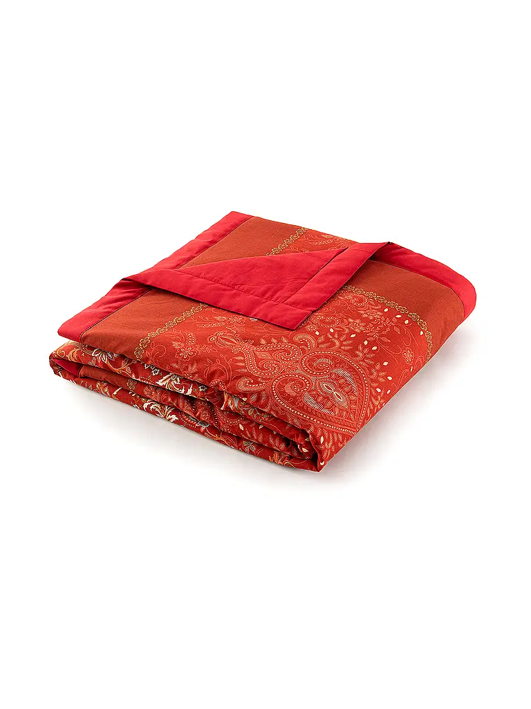 BASSETTI | Tagesdecke - Plaid 135x190cm MONNALISA Rot | 