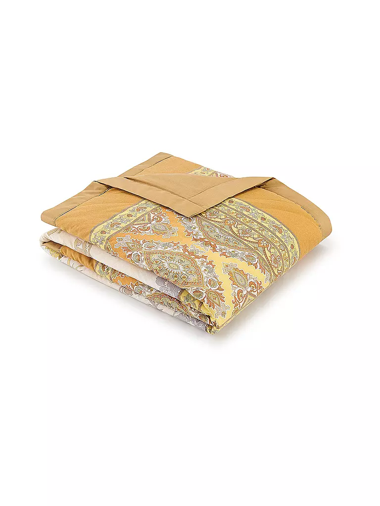BASSETTI | Tagesdecke - Plaid AGRGENTO 135x190cm Gelb | gelb