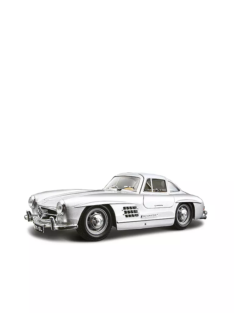 BBURAGO | Modellfahrzeug - Mercedes 300SL 54 Silber | silber