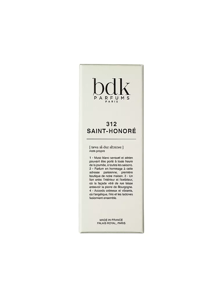 BDK | 312 Saint-Honoré Eau de Parfum 100ml | keine Farbe