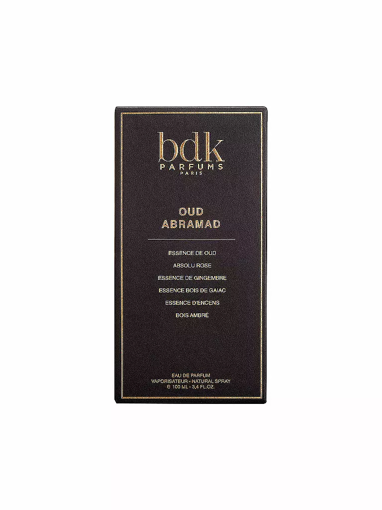 BDK | Oud Abramad Eau de Parfum Natural Spray 100ml | keine Farbe