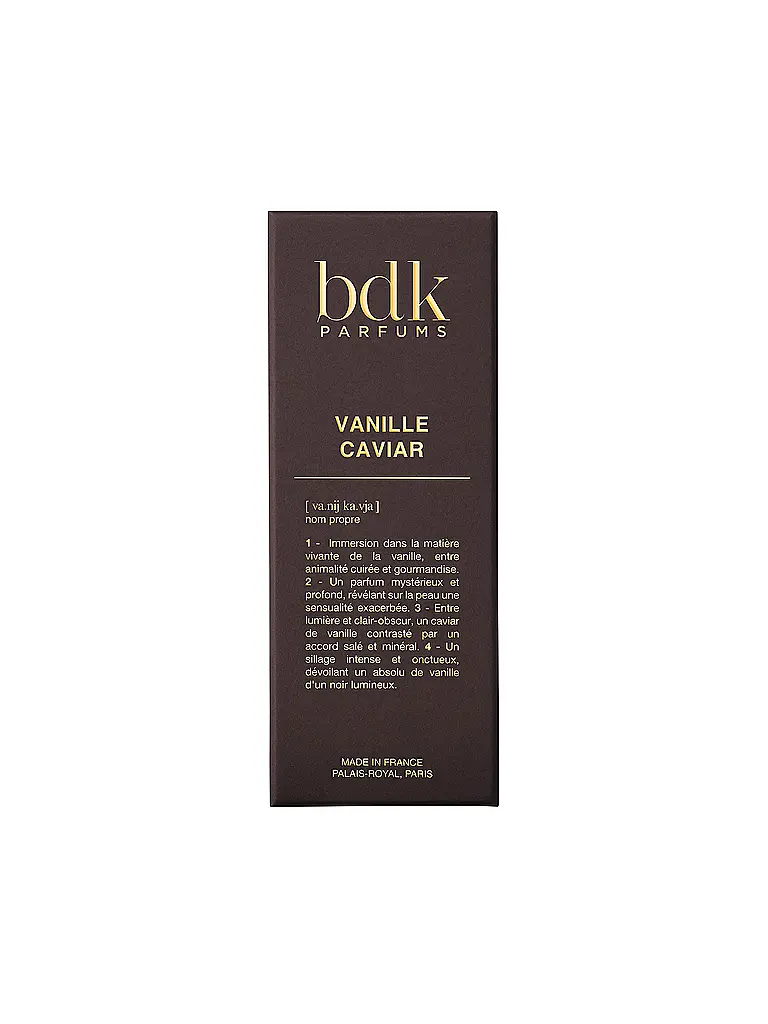 BDK | Vanille Caviar Eau de Parfum 100ml | Keine Farbe