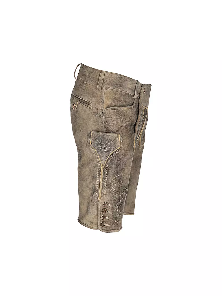 BECKERT | Lederhose FLACHAU | braun