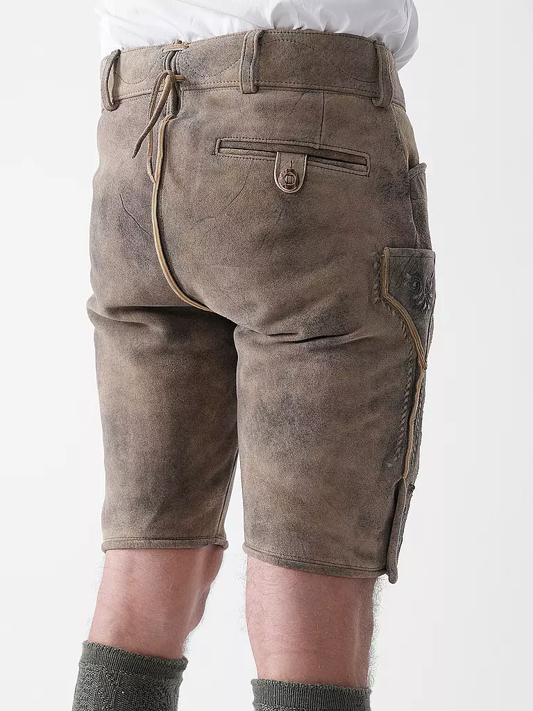 BECKERT | Lederhose FLACHAU | braun