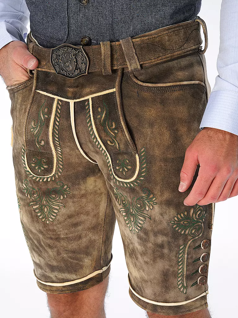 BECKERT | Lederhose ST.JOHANN | braun