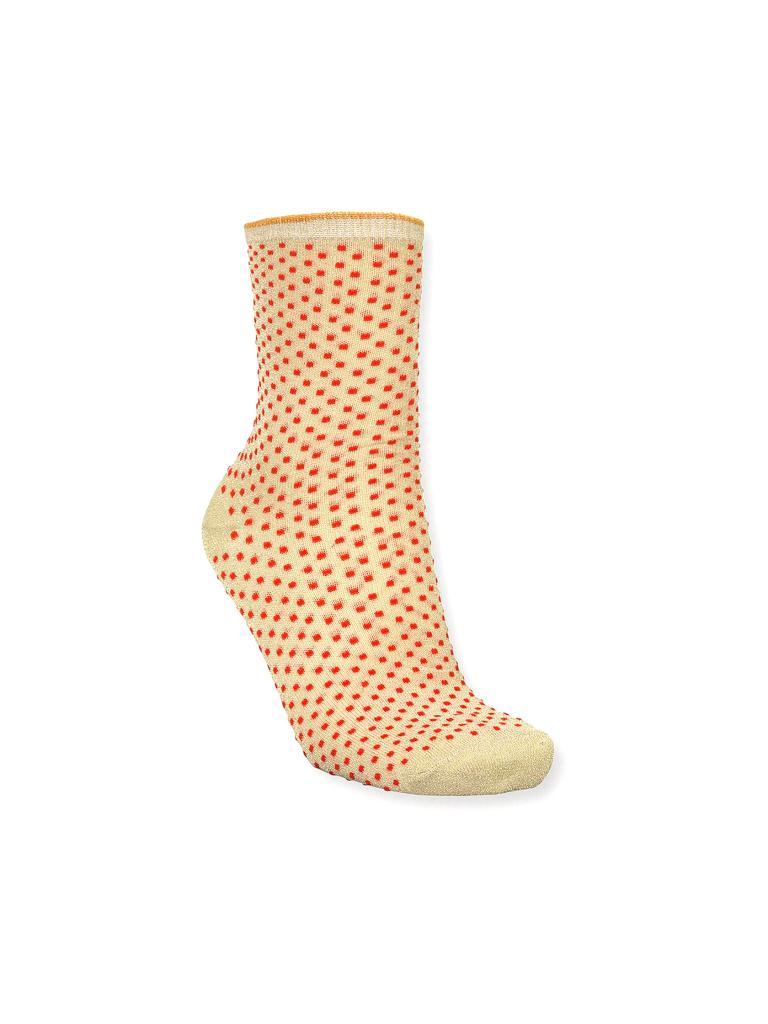 BECKSÖNDERGAARD | Socken Dina Small Dots Red Love | rot