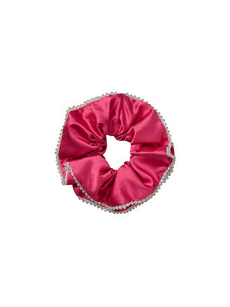BECKSÖNDERGAARD | Haargummi - Scrunchie LUSTER BEAD Pink