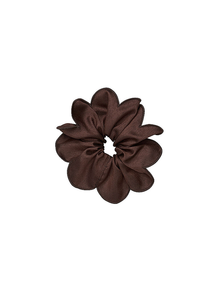 BECKSÖNDERGAARD Haargummi TILA SCRUNCHIE Fudge Brown braun damen