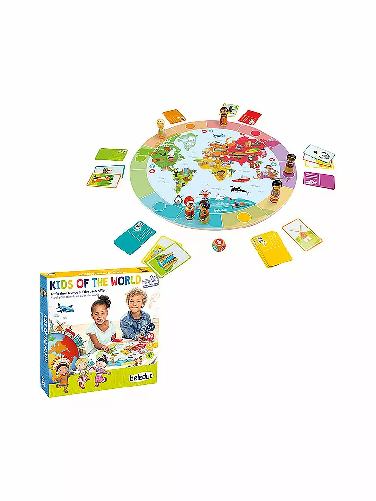 BELEDUC | Brettspiel - Kids of the world | keine Farbe