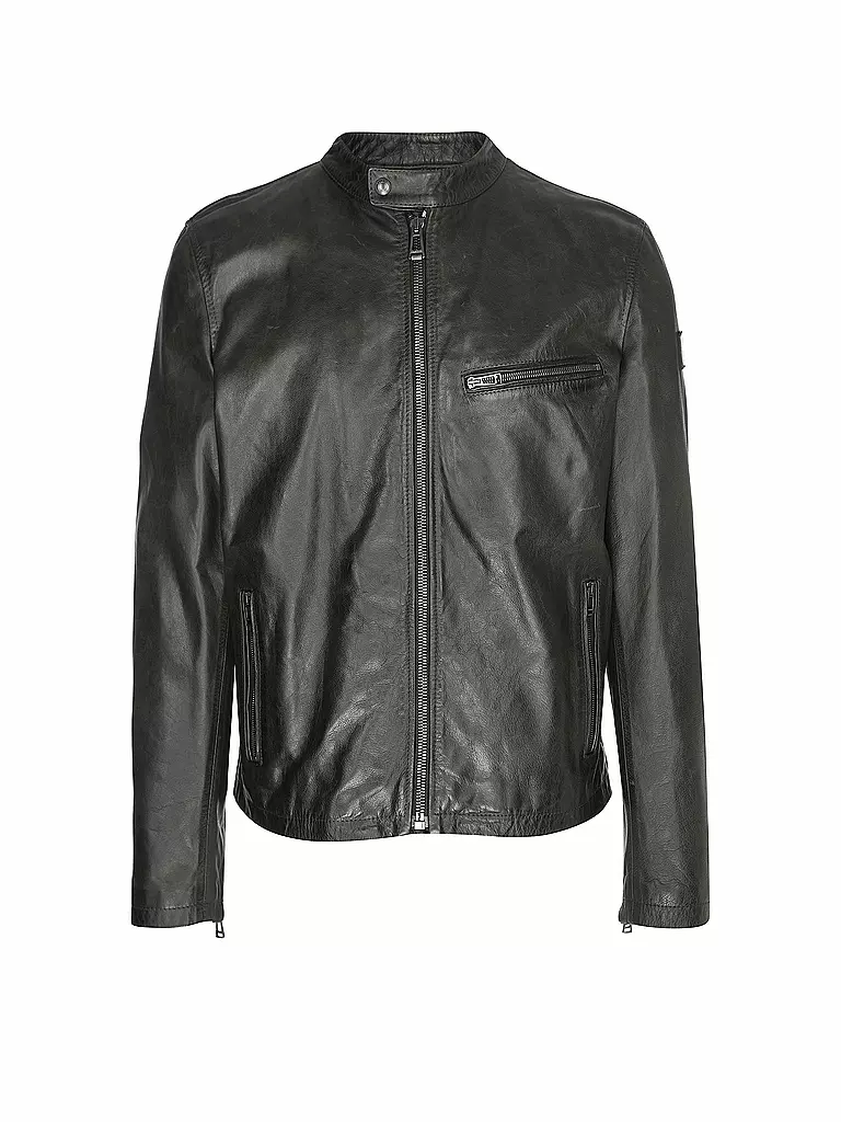BELSTAFF | Lederjacke LEGACY PEARSON | dunkelgrün