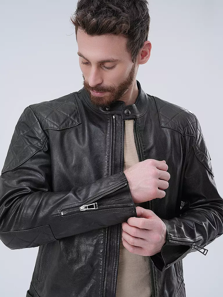 BELSTAFF | Lederjacke OUTLAW | schwarz