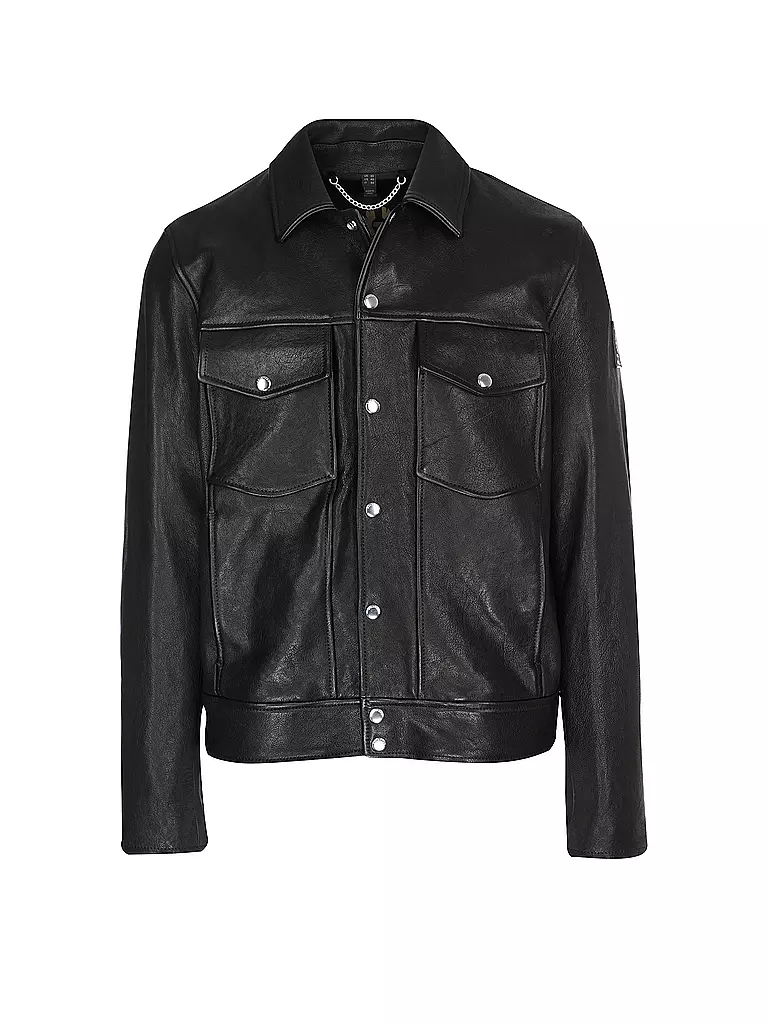 BELSTAFF | Lederjacke PISTON | schwarz