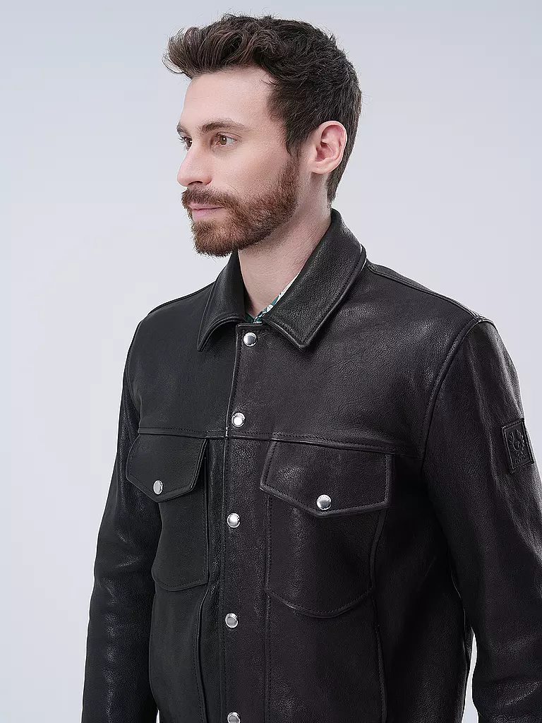 BELSTAFF | Lederjacke PISTON | schwarz