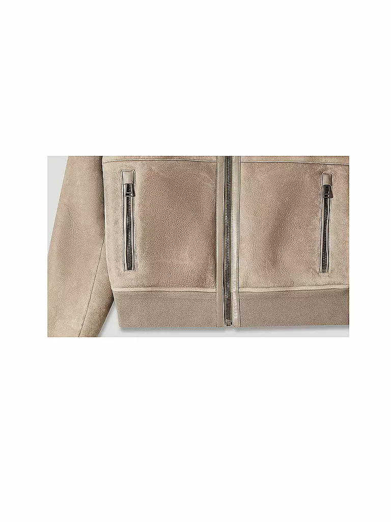 BELSTAFF | Lederjacke TRACE | beige