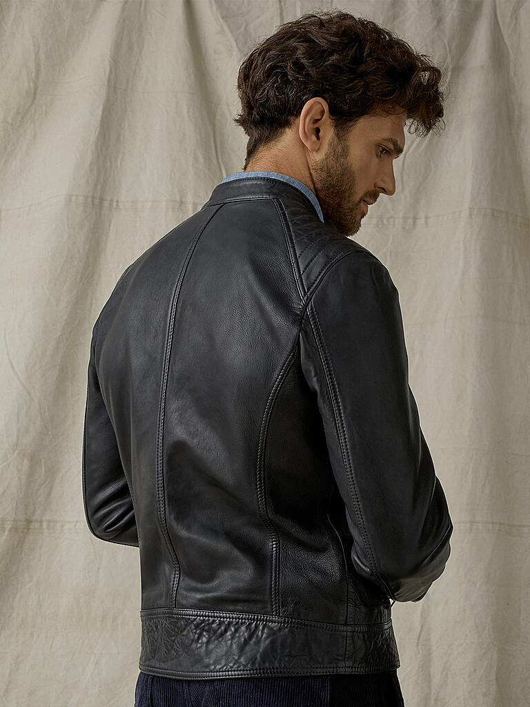 BELSTAFF | Lederjacke V-RACER 2.0 | blau