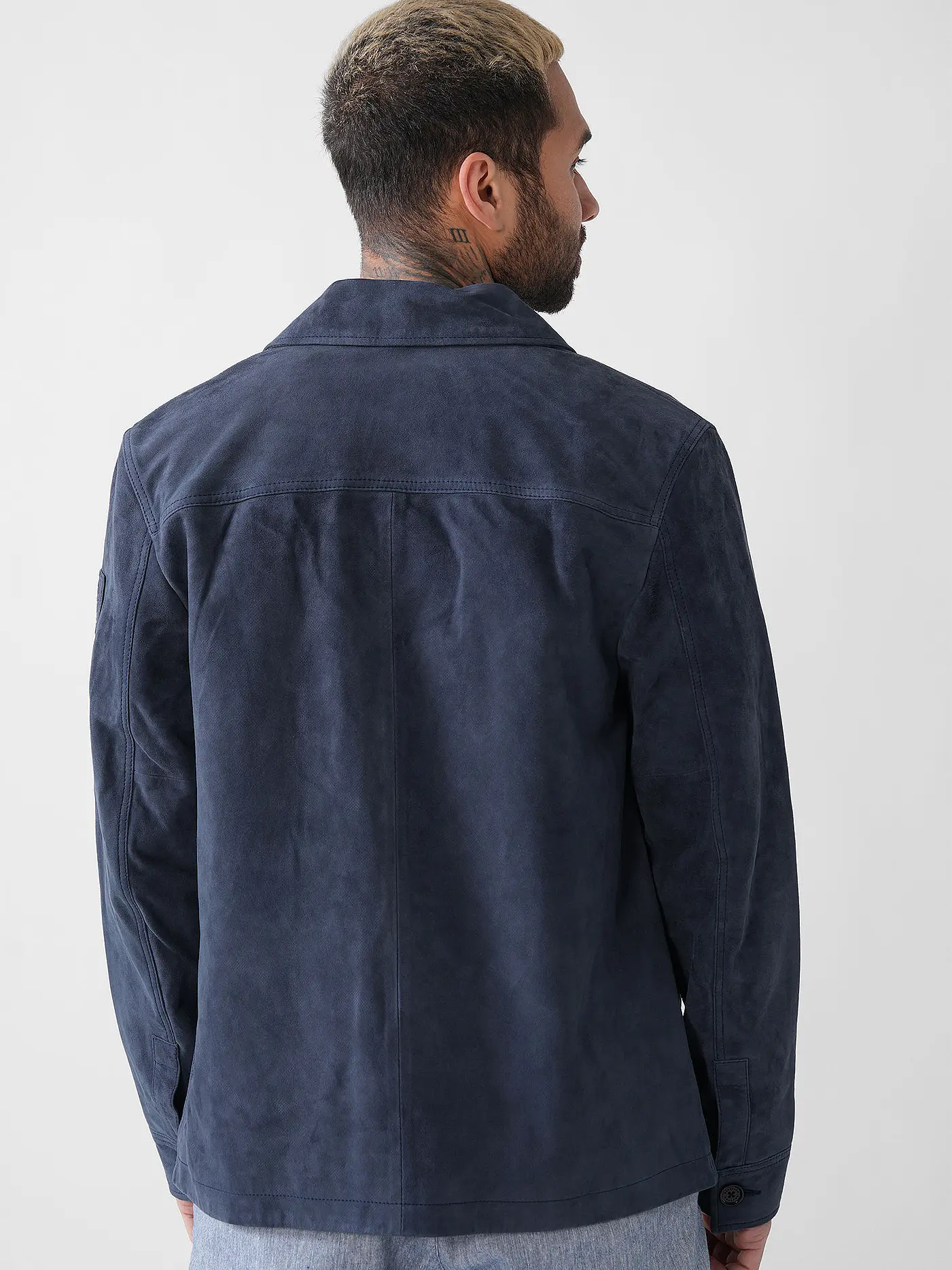 BELSTAFF | Lederjacke WAYPOINT | blau