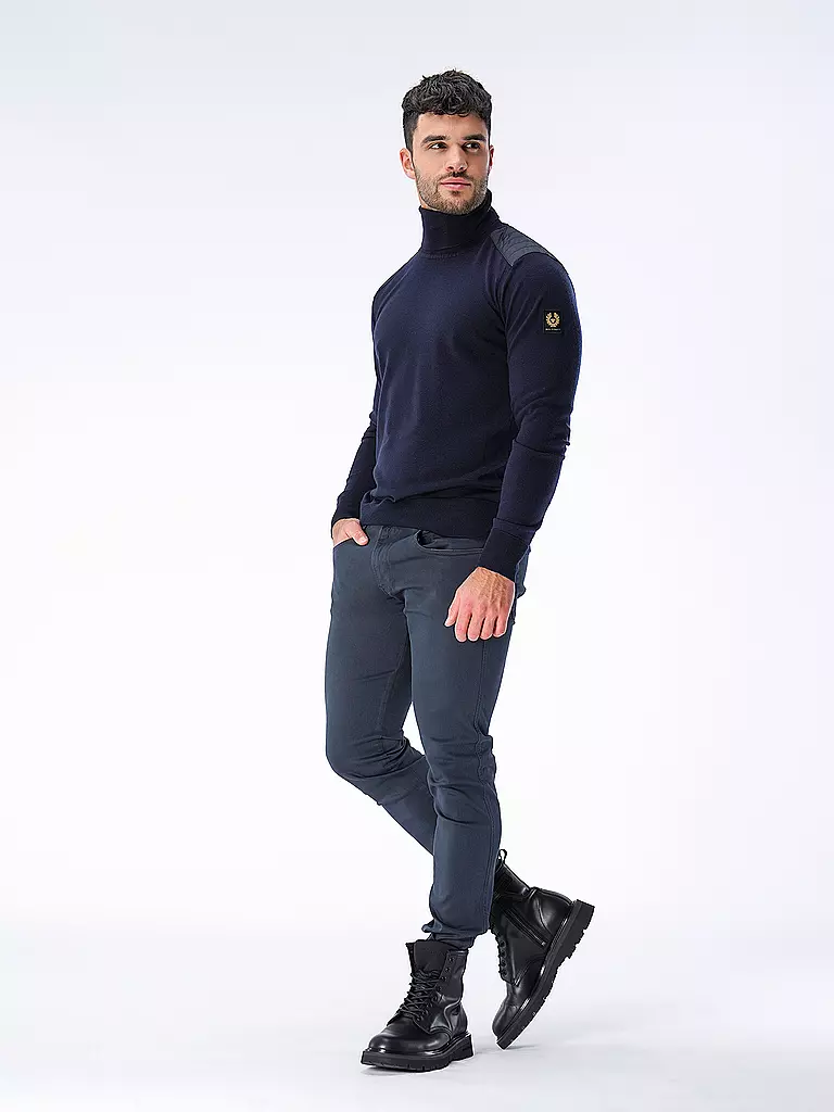 BELSTAFF | Rollkragenpullover KINGSLAND | blau