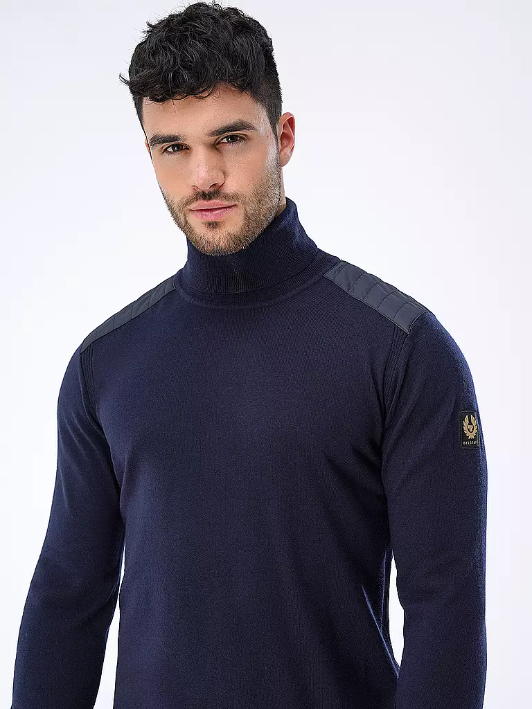 BELSTAFF | Rollkragenpullover KINGSLAND | blau