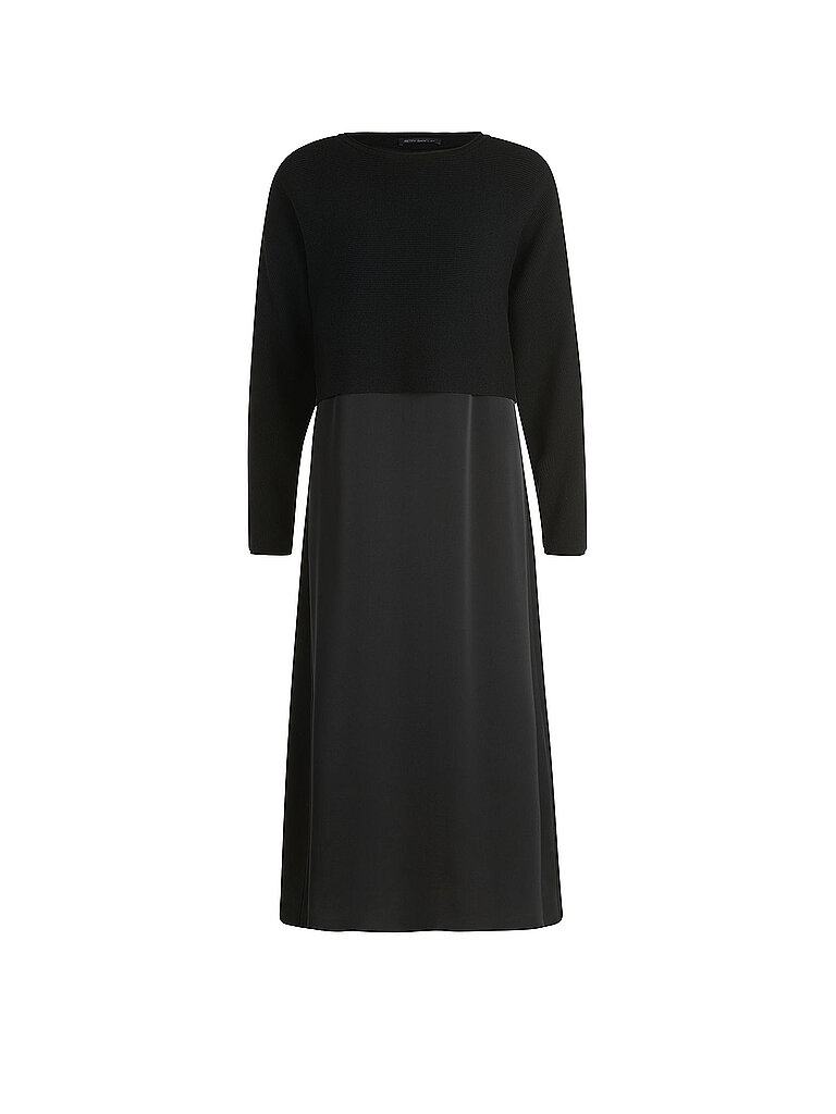 Midikleid 2 in1 schwarz 44 damen