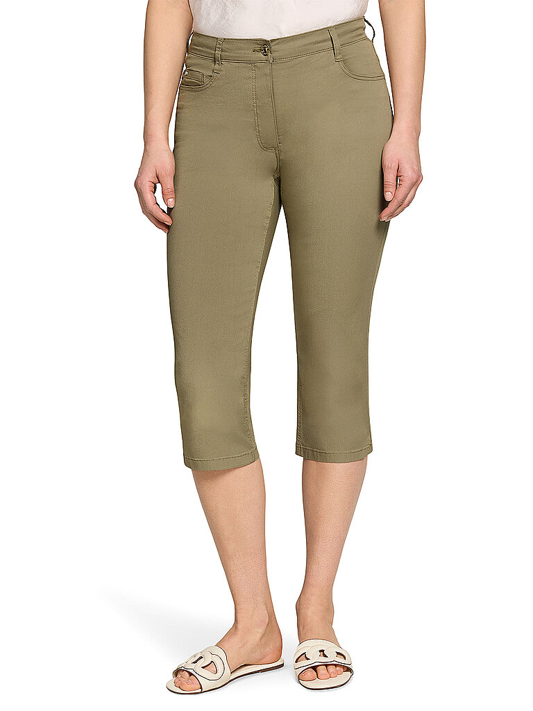Hose 3/4 Slim Fit olive 44 damen