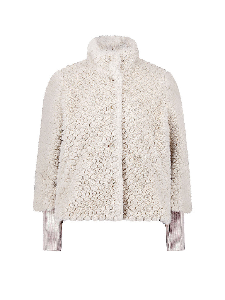 BETTY BARCLAY Jacke in Felloptik beige | 46