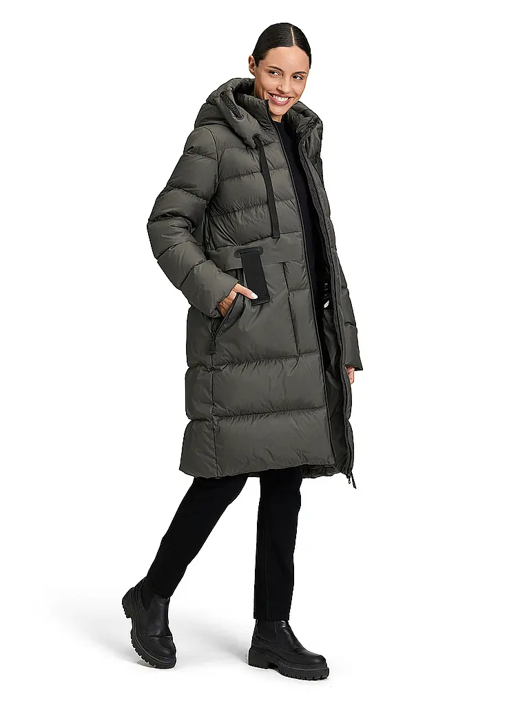 BETTY BARCLAY | Daunensteppjacke | olive
