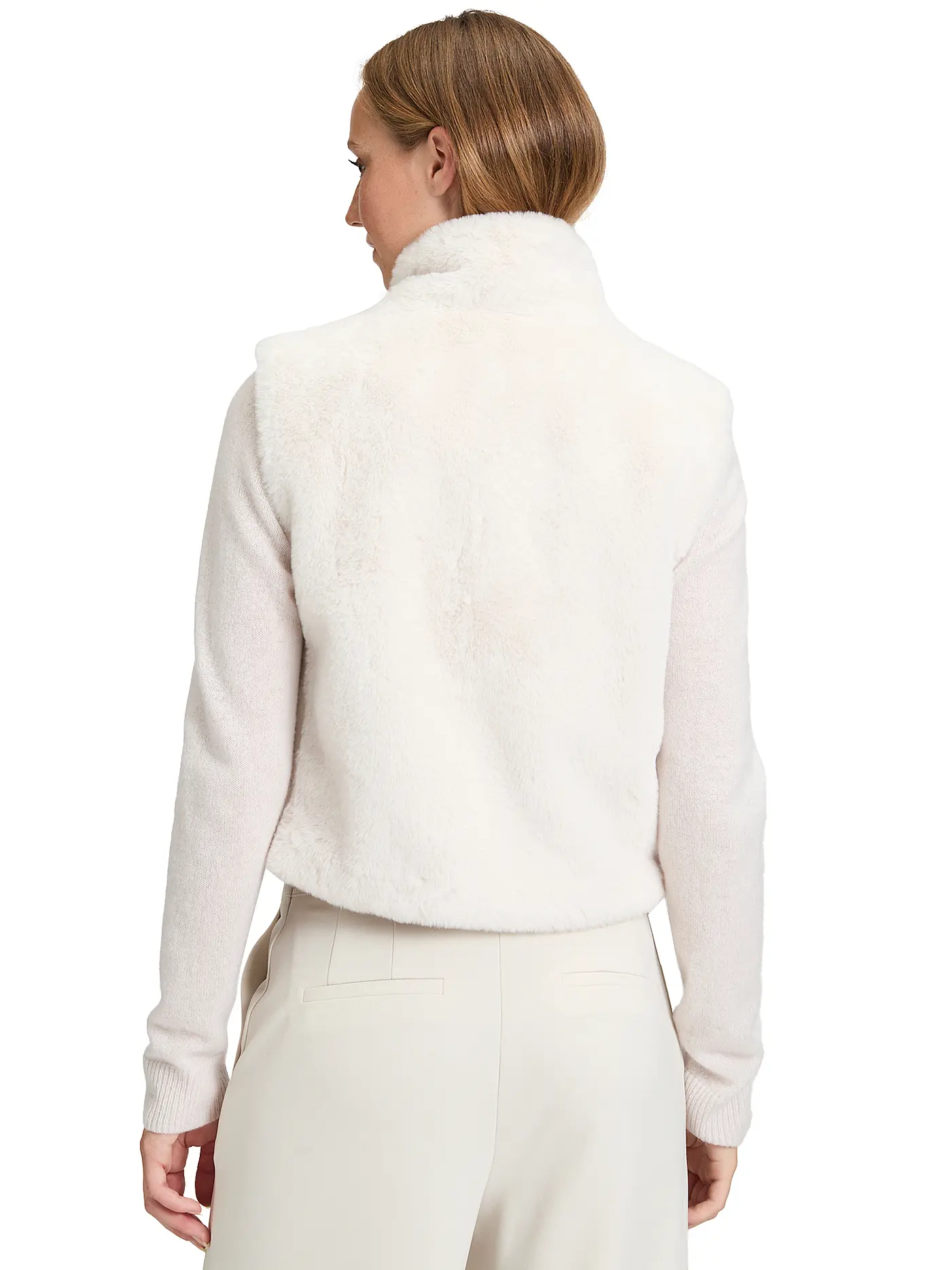 BETTY BARCLAY | Gilet in Felloptik | beige
