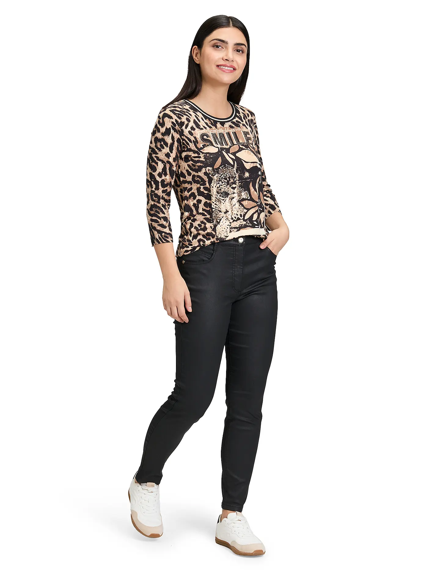 BETTY BARCLAY | Hose 7/8 Slim Fit | schwarz