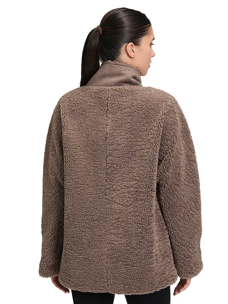 BETTY BARCLAY | Jacke in Felloptik | Braun