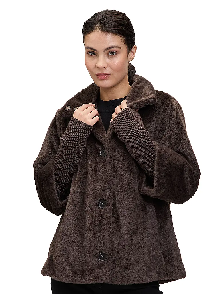 BETTY BARCLAY | Jacke in Felloptik | 
