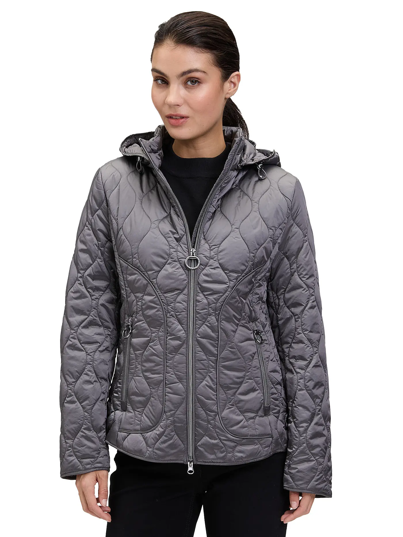 BETTY BARCLAY | Leichtsteppjacke  | grau