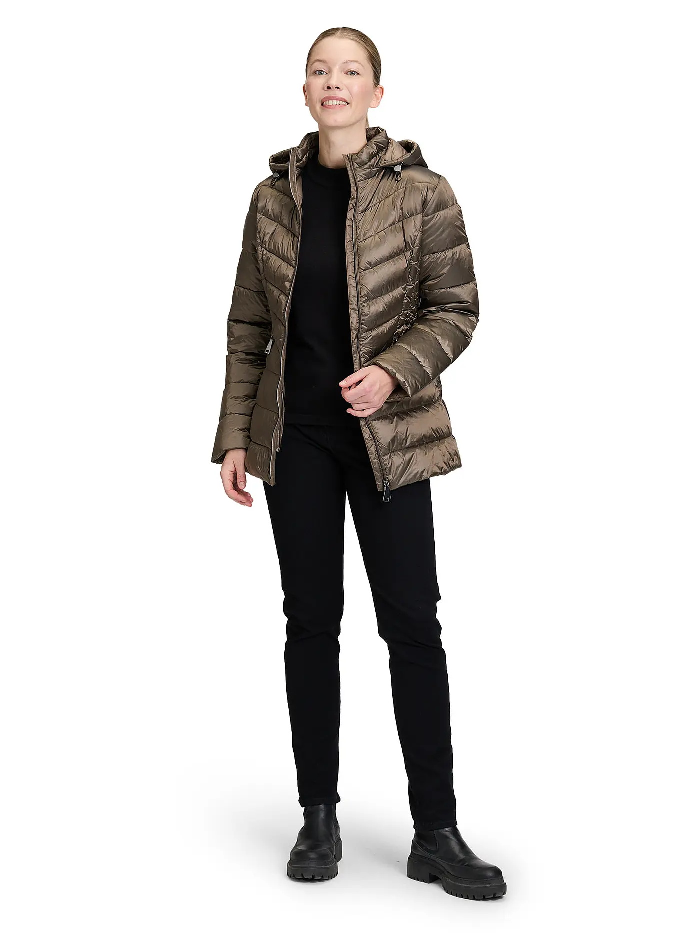 BETTY BARCLAY | Steppjacke | olive