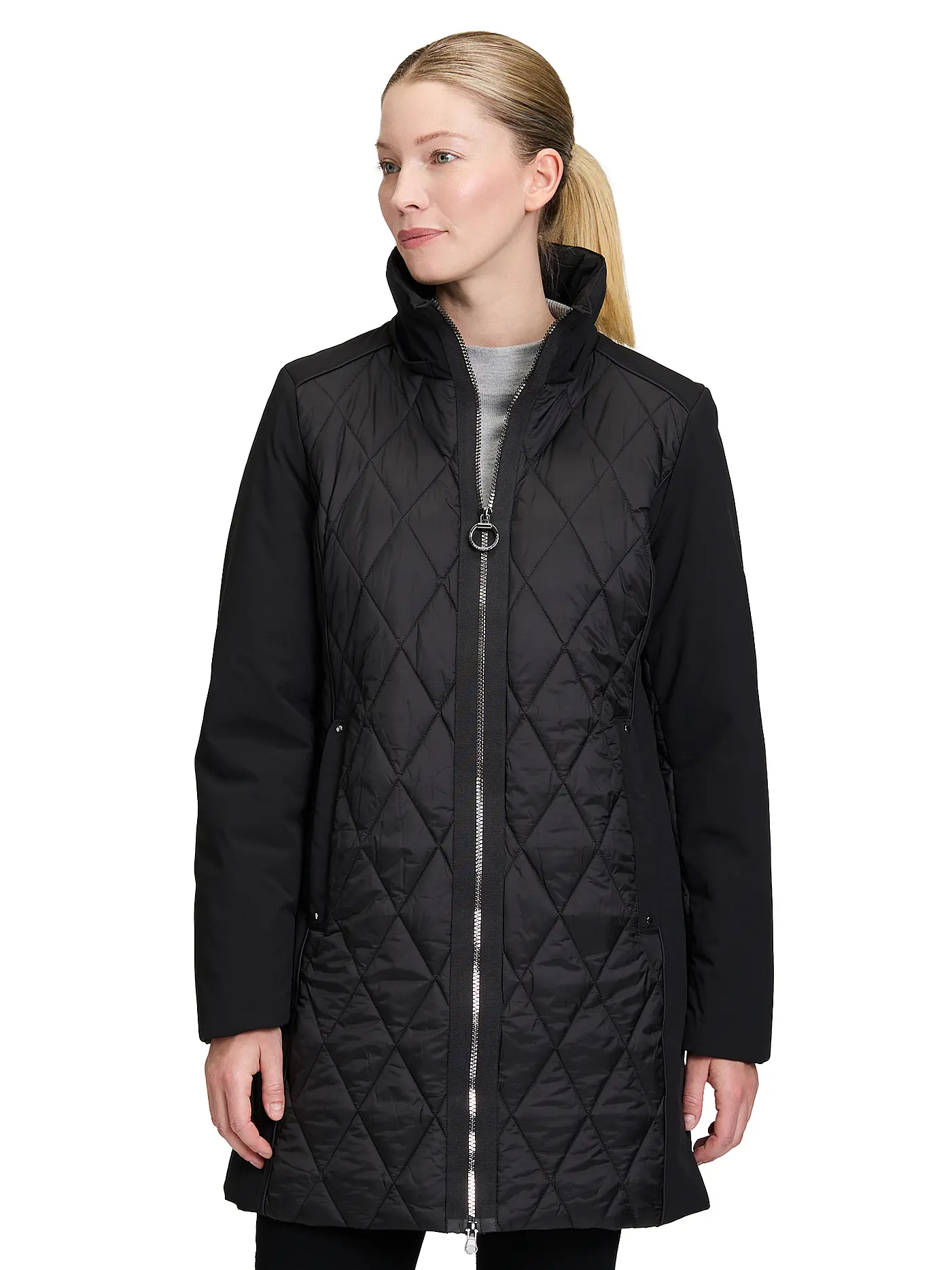 BETTY BARCLAY | Steppjacke | schwarz