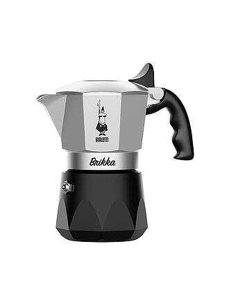 BIALETTI | Espressokocher BRIKKA 4 Tassen Alu / Schwarz
