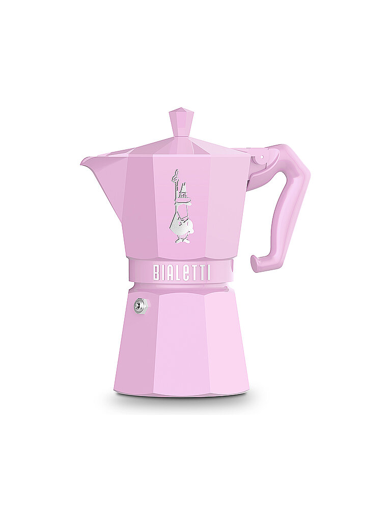BIALETTI Espressokocher EXCLUSIVE MOKA 6 Tassen Rosa rosa