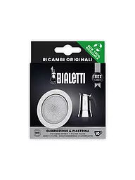 BIALETTI | Ersatzset 10 Tassen Dichtung plus Sieb Silikon | creme