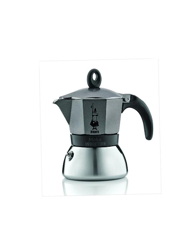 BIALETTI | Espressomaschine Moka-Induktion         Edelstahl/anthrazit 3 Tassen | grau