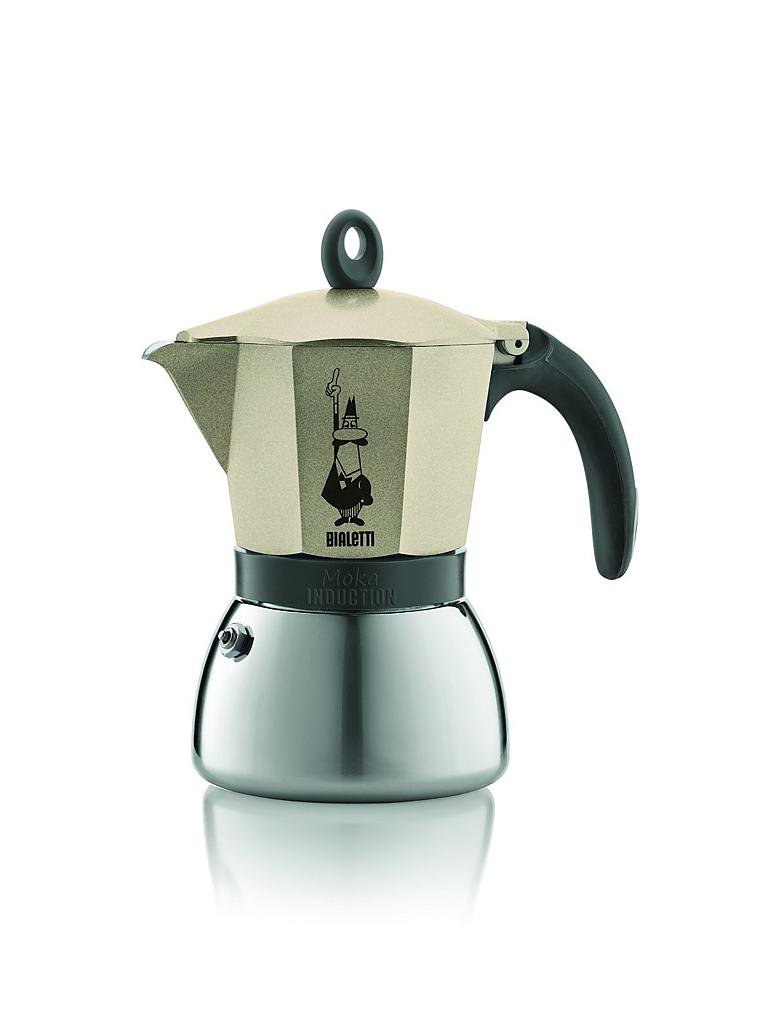 BIALETTI | Moka Induktion Espressokocher  - Füllmenge  6 Tassen | gold