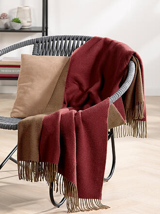 BIEDERLACK | Tagesdecke PLAID CASHMERE 130x170cm Pepper Cashew