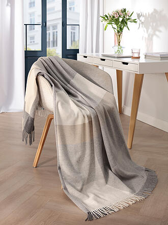 BIEDERLACK | Tagesdecke PLAID CASHMERE 130x170cm Pleasant Stone