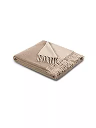 BIEDERLACK | Wohndecke Plaid CASHMERE 130x170cm Rose / Ecru | weiss