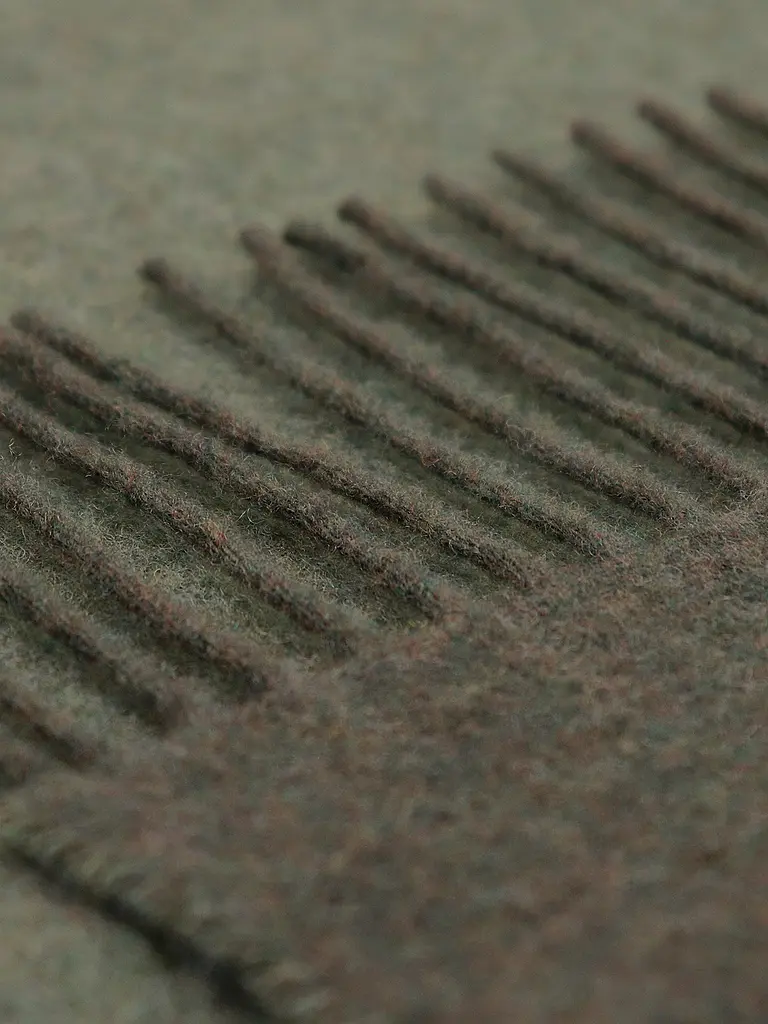 BIEDERLACK | Plaid CASHMERE 130x170cm Forest Salvia | Dunkelgrün