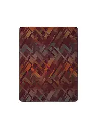 BIEDERLACK | Wohndecke - Plaid 150x200cm RUBY PASSION Garnet Glow  | dunkelrot