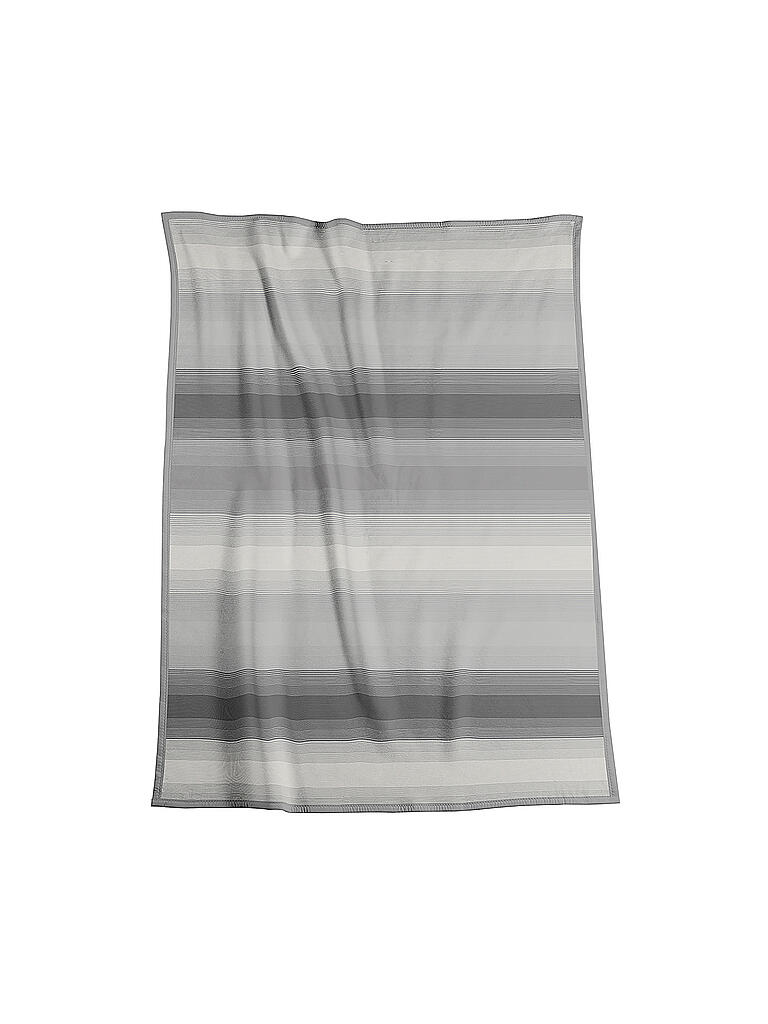 BIEDERLACK | Wohndecke - Plaid Cotton Home 150x200cm Stripe Grey | grau