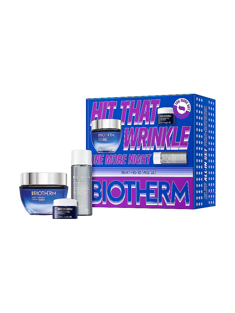 BIOTHERM Geschenkset - Blue Therapy Night Cream Routine Set 50ml / 30ml / 5ml