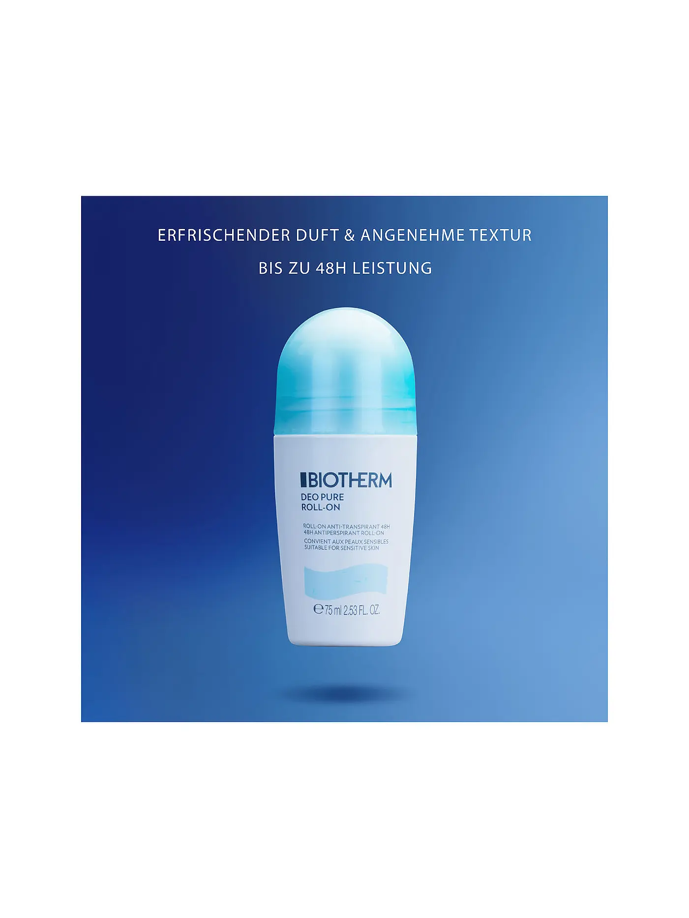 BIOTHERM | Deo Pure Roll-On 75ml | keine Farbe